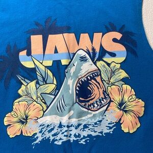 JAWS Graphic Blue Kids Tank Top